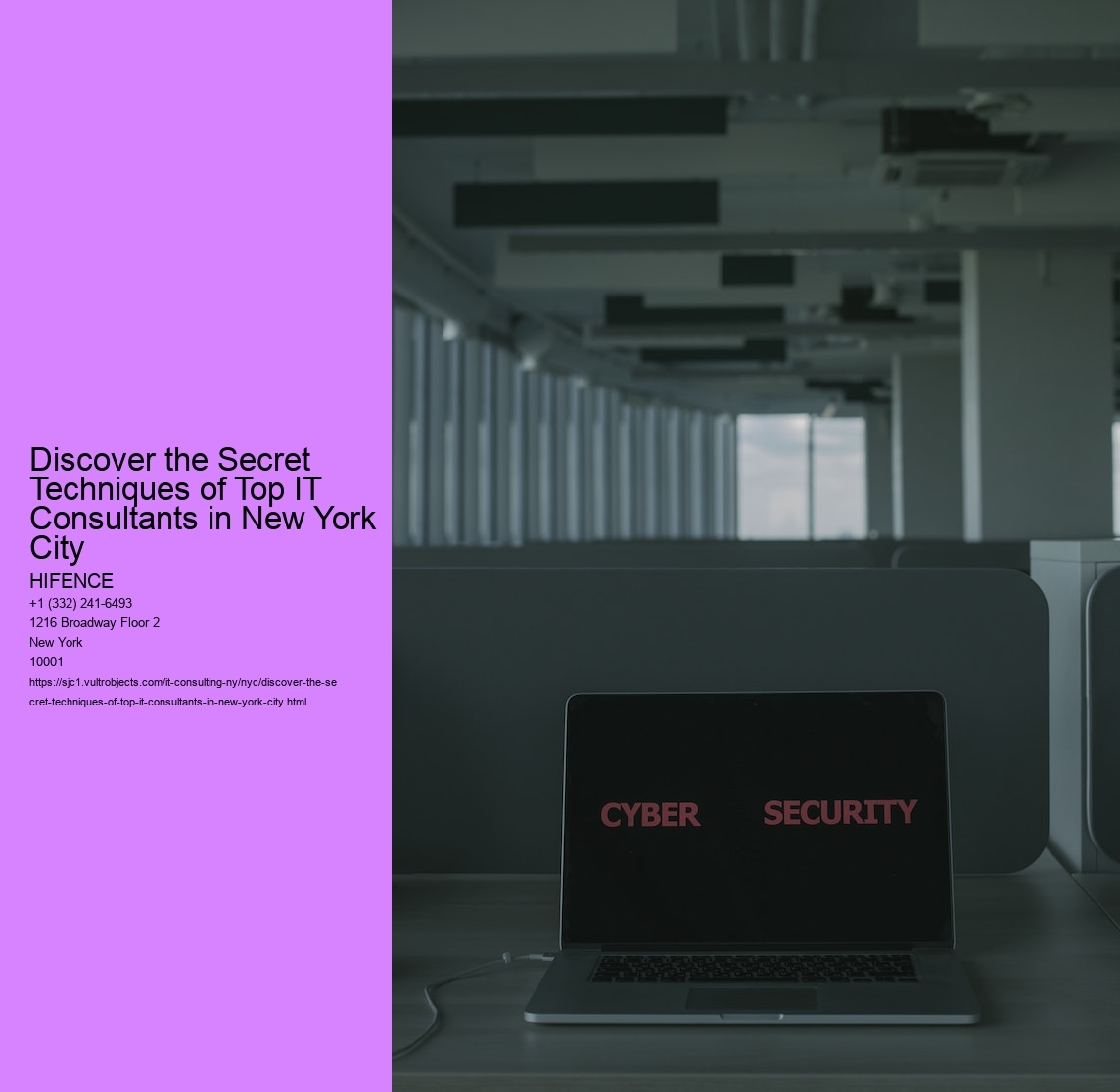 Discover the Secret Techniques of Top IT Consultants in New York City 