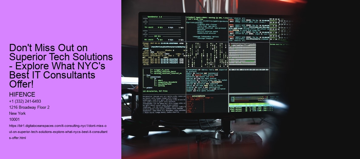 Don't Miss Out on Superior Tech Solutions - Explore What NYC's Best IT Consultants Offer!  