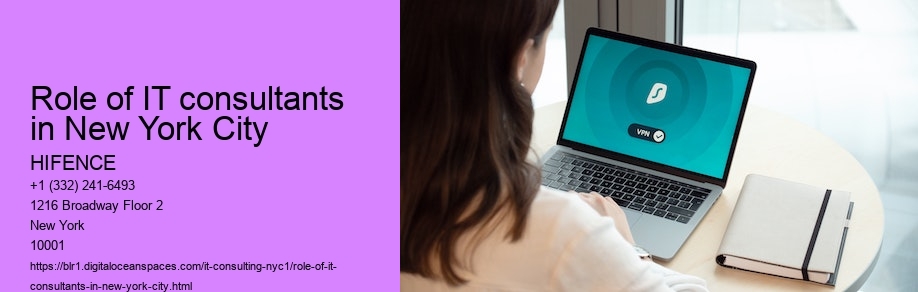 Role of IT consultants in New York City