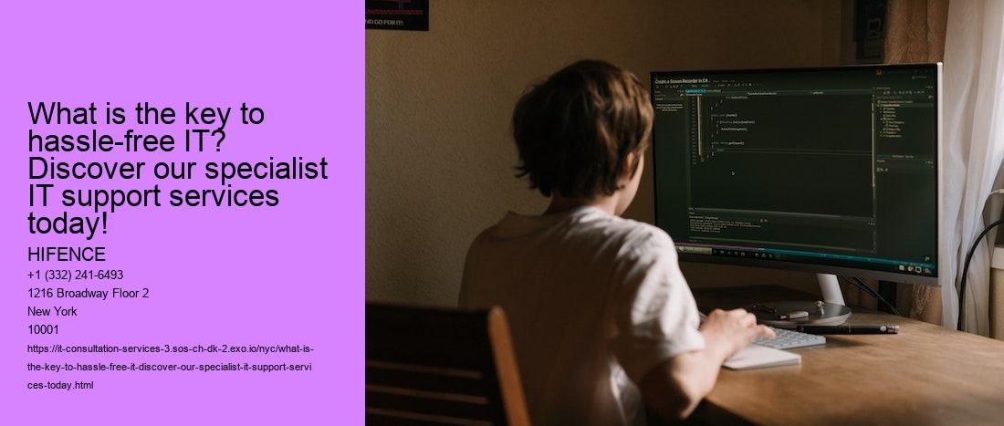 What is the key to hassle-free IT? Discover our specialist IT support services today!