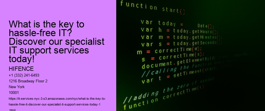 What is the key to hassle-free IT? Discover our specialist IT support services today!