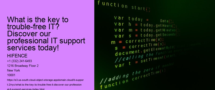 What is the key to trouble-free IT? Discover our professional IT support services today!