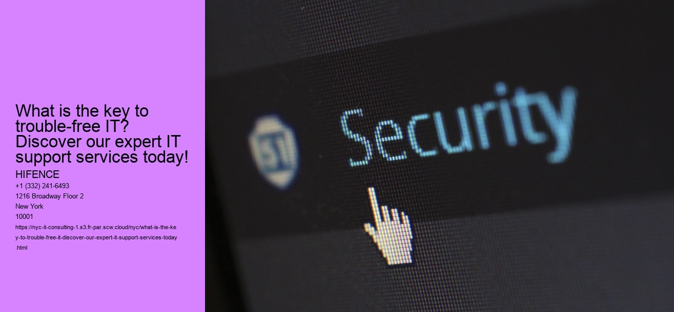 What is the key to trouble-free IT? Discover our expert IT support services today!