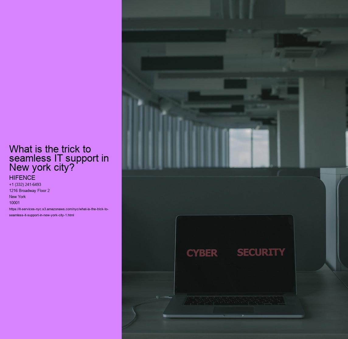 What is the trick to trouble-free IT? Discover our professional IT support services today!